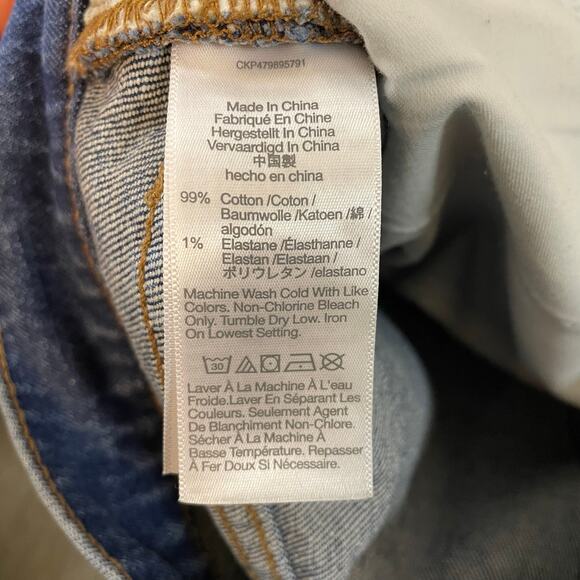 Madewell Perfect Vintage Flare Crop Jeans Women’s 30 High Rise Dark Wash - Picture 9 of 13